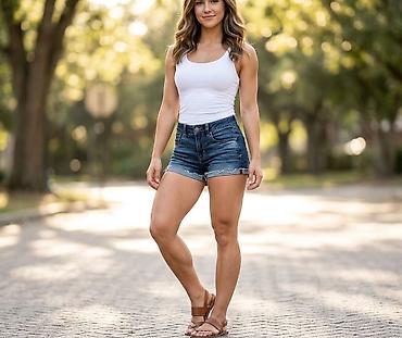 baggy джинсы: Джинсовые шорты American Eagle Outfitters. В отличном состоянии — 5