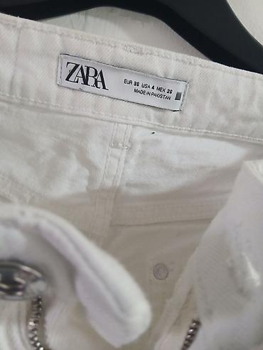ugg bele papuce: S/36 Z ara bele farmerke – model za žene - Brend: ZARA - Veličina — 2