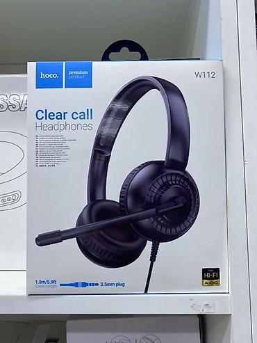 audio: Наушники Hoco W112 Clear Call - Проводные полноразмерные наушники с — 1