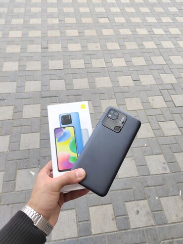 telefon powerbank: Xiaomi Redmi 10A, 64 GB, rəng - Qara, 
 Düyməli, Barmaq izi