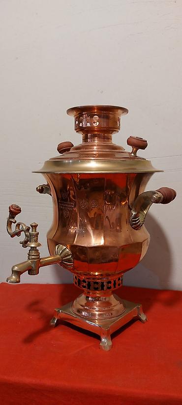 samovar 3 litr: 19-cu esrin sonlari Tula istehsali samovar 5-litrlikdir, materiali; — 6