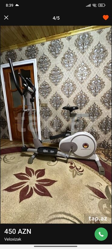 Elliptik trenajorlar: Evdə istifadə üçün nəzərdə tutulmuş bu ellips formalı trenajor həm
