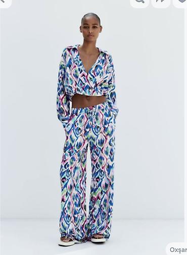 Новый Комплект Zara размер л ткань вискоза