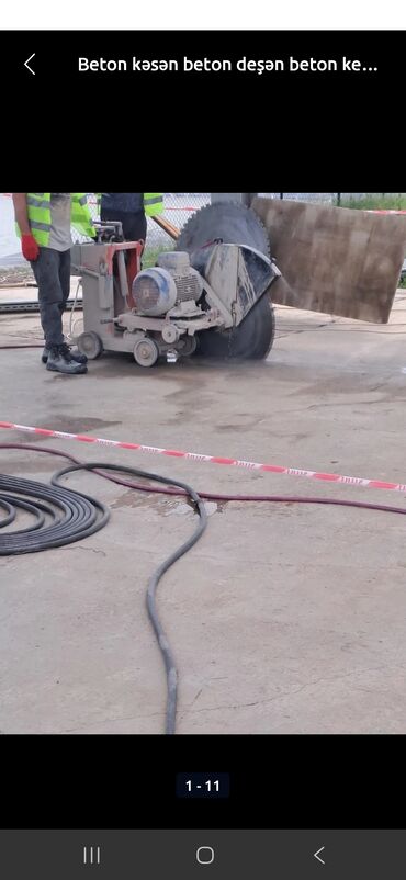 plastik setka qapi: Beton kəsmə beton deşmə xidməti Karot - HILTI DD 200 / 350 ilə 25 °