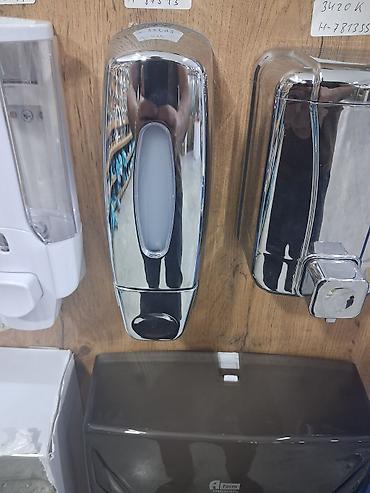 Maye sabun/paylayıcı dispenser - Divara quraşdırılan, şık xrom