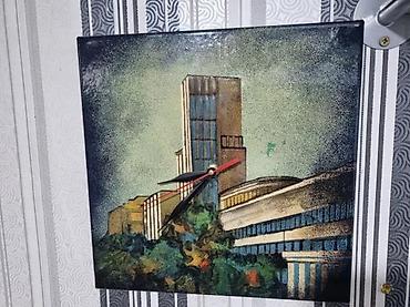 lusteri za dnevnu sobu cena: STARI EMAJL SAT SA MOTIVOM BANOVINA NOVI SAD | Stari emajlirani — 2