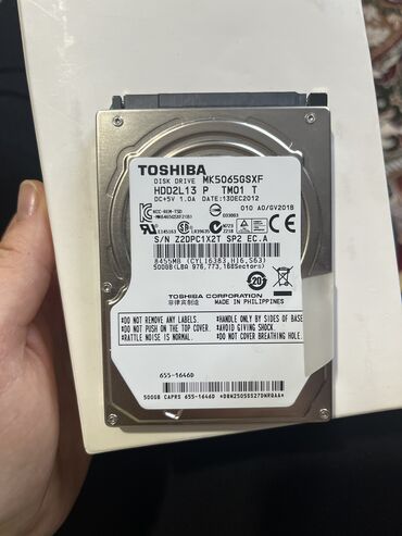 ноутбуки тошиба: Накопитель, Б/у, Toshiba, HDD, 512 ГБ, 3.5", Для ноутбука