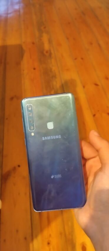 samsung galaxy note 9 ikinci el: Samsung Galaxy A9 Star, 128 GB, rəng - Mavi, Qırıq, Sensor, Barmaq izi