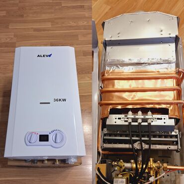 Aspiratorlar: Qazla işləyən ani su qızdırıcısı – TERMET 35/01 model və ALEV 36 kW