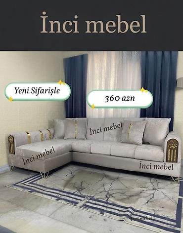 kreditle kunc divanlar: Künc divan, Qonaq otağı üçün, Parça, Bazalı, Açılan, Kitab — 1