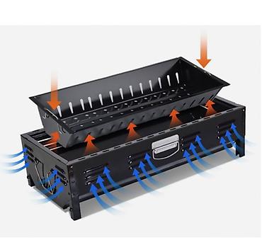 bbq: Большой Складной Мангал + Барбекю Red BBQ Мангал подходит для жарки — 3
