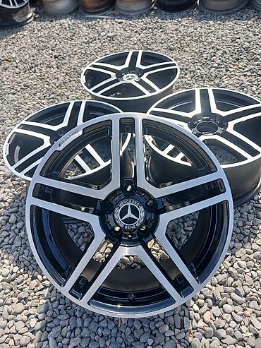 Колеса в сборе: R-17 mersedes amg disklər əla vıziyyətdə barterfə var — 5