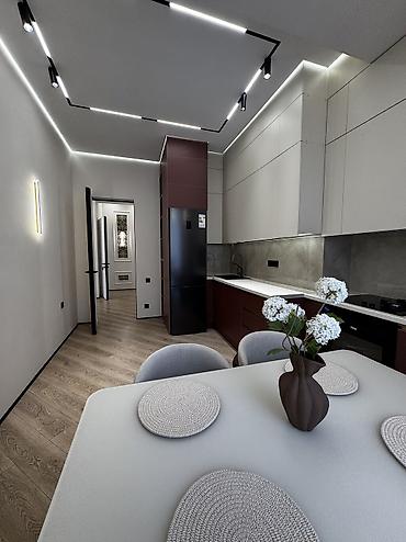 Продажа квартир: 3 комнаты, 75 м², Асанбай мкр Элитка, 4 этаж, Дизайнерский ремонт — 9