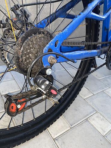 velosiped mercury: Dağ velosipedi – mavi rəng, alüminium tipli çərçivə - Ön amortizatorlu — 9