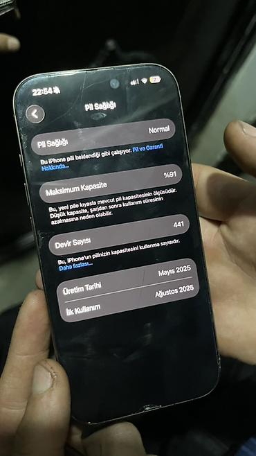 apple 8: IPhone 16 Pro, 128 GB, Desert Titanium, Barmaq izi, Face ID — 1