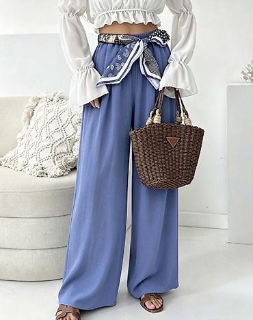 Pantalone: ✅Ženske široke pantalone sa visokim strukom
1900 din — 1