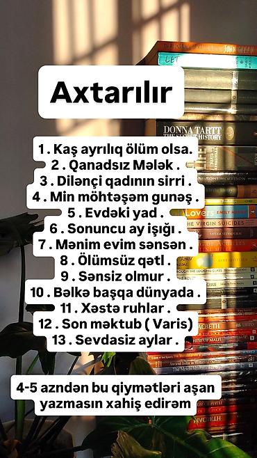 şəkli: Şəkildə yazılan kitablar axtarılır — 1