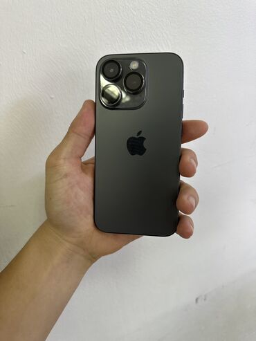 Apple iPhone: IPhone 15 Pro, Колдонулган, 256 ГБ, Graphite, 89 %