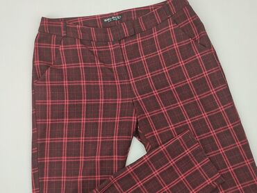 materiałowe spodnie rozszerzane: Material trousers, L (EU 40), condition - Very good