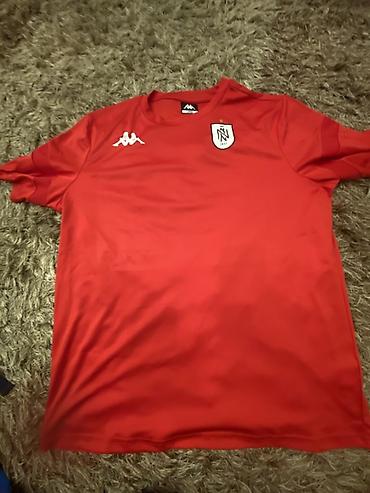 Kişi geyimləri: Kappa brendi qırmızı idman/futbol köynəyi endirim olunacaq cox az — 1