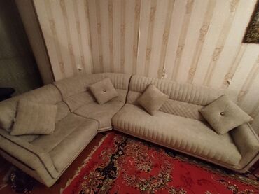 Divan və kreslo dəstləri: Künc divan, Divan, Bazasız, Açılmayan — 2