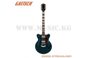 звукосниматель на гитару: Полуакустическая гитара Gretsch G2655 Streamliner Center Block Jr