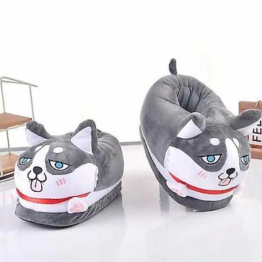 кигурами: Домашние тапочки, 38, 40, Новый, цвет - Серый — 5