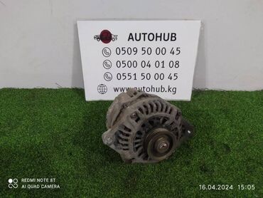 Другие автозапчасти: Генератор Mazda Demio DW3W 1300 2001 (б/у) ДВИГАТЕЛЬ / АКПП - в