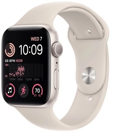 Умные часы Apple Watch Series SE 2 40 мм Aluminium Case GPS, starlight