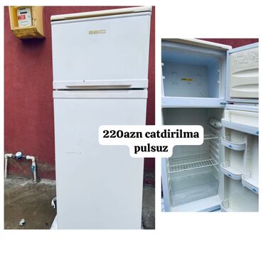 Paltaryuyan maşınlar: 2 qapılı Beko Soyuducu Satılır, rəng - Ağ
