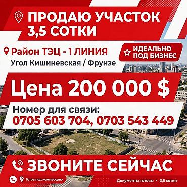 участок тец: 3 соток, Для бизнеса — 1