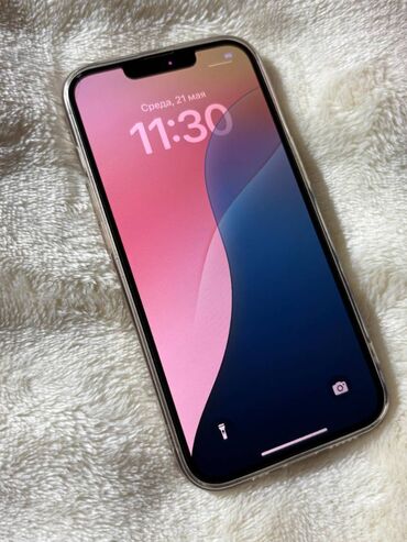айфон по дешевке: IPhone 14, Колдонулган, Ак, Куту, 86 %