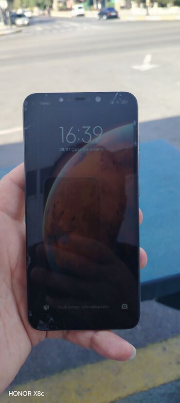 телефон fly fs457 nimbus 15: Poco Pocophone F1, 128 ГБ, цвет - Синий, Сенсорный, Отпечаток пальца