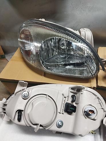 Передние фары: Передняя левая фара Daewoo 2002 г., Новый, Аналог — 4