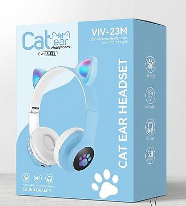 pişikli oyunlar: Cat Ear Headphones VIV-23M – LED işıqlı simsiz qulaqcıq - Dizayn — 1