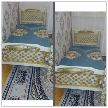 кровать односпальная купить: İşlənmiş, Təknəfərlik çarpayı, Matrassız