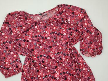 czerwona sukienki z falbanami: Blouse, L (EU 40), condition - Very good