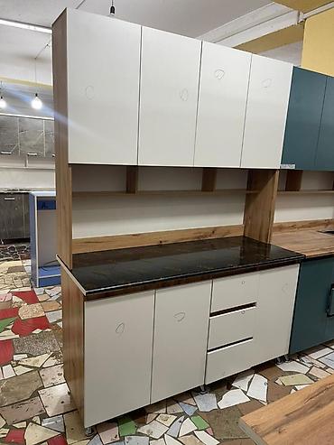 Кухонные гарнитуры: Кухонные гарнитуры современного дизайна - Прямые модули с верхними и — 12