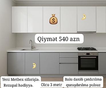 Mətbəx mebeli sifarişlə hazırlanır lalafo.az -da Mətbəx mebeli sifarişlə hazırlanır
