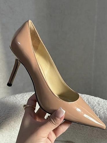Женская обувь: Туфли, 38, Jimmy Choo, Новый, цвет - Бежевый — 2