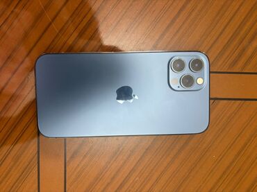 Apple iPhone: IPhone 12 Pro, 128 GB, Pacific Blue, Barmaq izi, Face ID
