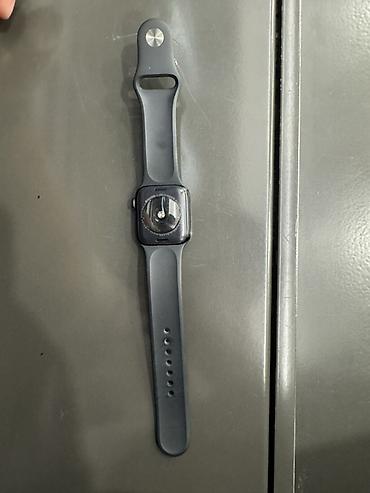 Apple Watch (qara rəngli silikon kəmərli) - Model: Apple Watch Series