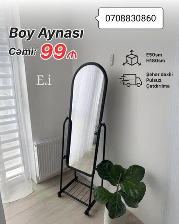 Pastel dəstləri: Güzgü Döşəmə üstü, Oval