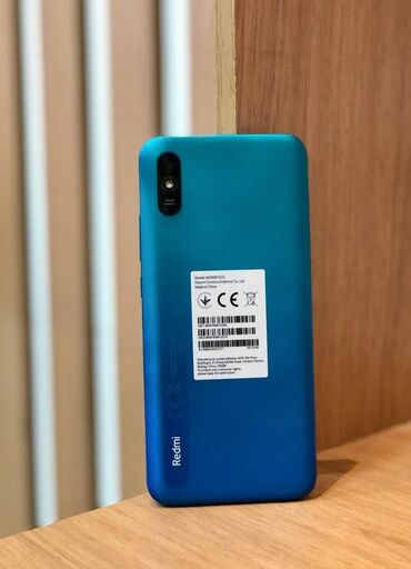 islenmis soba: Redmi 9A, 32 GB, rəng - Mavi, Barmaq izi, İki sim kartlı