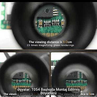 Очки: Yaxın məsafədə xırda komponentləri aydın görmək ucun basha taxilan — 6