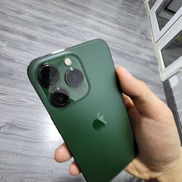 Apple iPhone: IPhone 13 Pro, Колдонулган, 128 ГБ, Alpine Green, Каптама, 78 %