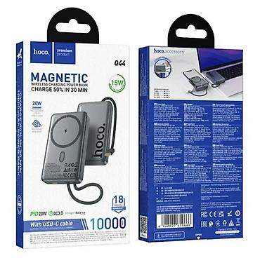 magnet: Hoco Q44 Magnetic Wireless Charging Power Bank 10000 мА·ч - Емкость — 1