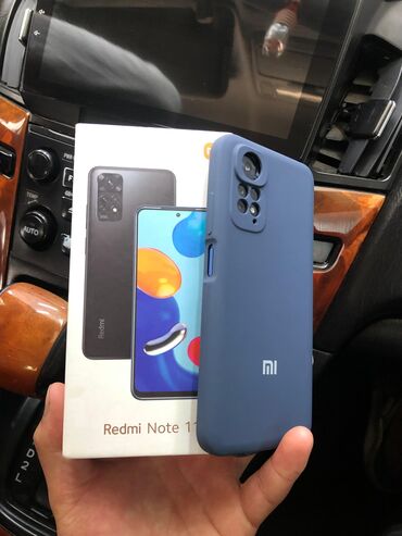 телефон redmi note 11: Xiaomi, Redmi Note 11, 128 ГБ, цвет - Голубой, eSIM