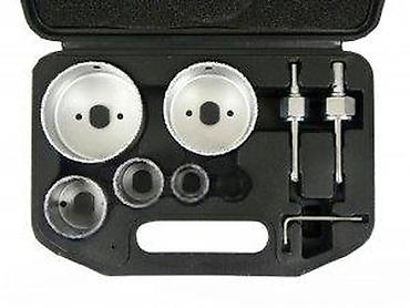 Setovi ručnog alata: Set krunastih testera za keramičke pločice – 9 delova u koferu - — 8