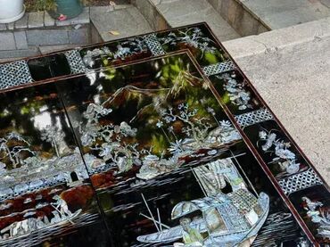 RS - Antique Art Paintings: Stari Vijetnamski paneli za zid - RUČNI RAD U odličnom stanju 🪑 — 7